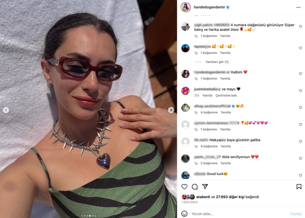 hande dogandemir in mayolu tatil paylasimi begeni topladi essizsin